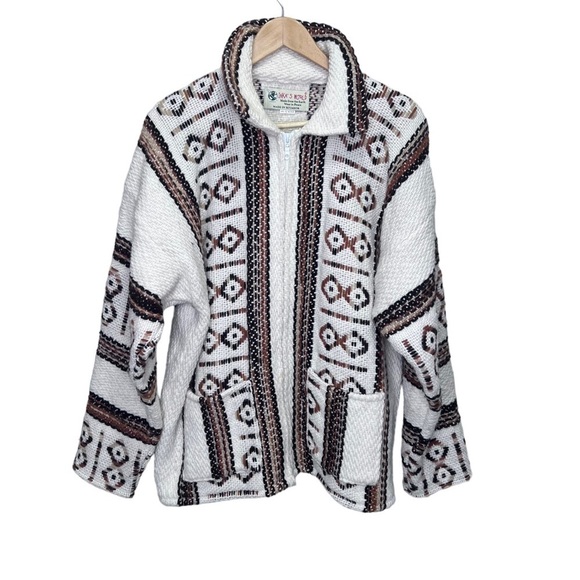 Inka’s World Vintage 100% Wool Cottagecore Chunky Knit Sweater - Picture 1 of 10